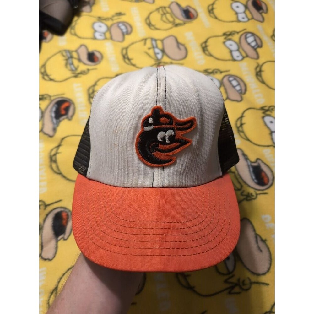 Baltimore Orioles Vintage Snapback Truckers Dal-Cap Hat  Official MLB  READ